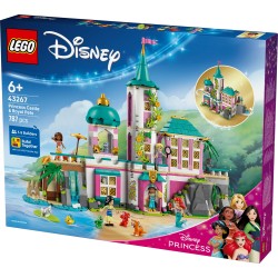 LEGO Disney 43267 Castello della Principessa e animali reali