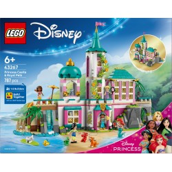 LEGO Disney 43267 Castello della Principessa e animali reali