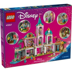 LEGO Disney 43267 Castello della Principessa e animali reali