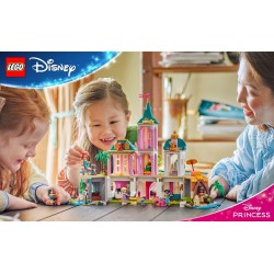 LEGO Disney 43267 Castello della Principessa e animali reali