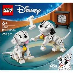 LEGO Disney 43271 Pongo e Peggy - La carica dei cento e uno