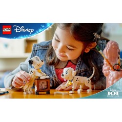 LEGO Disney 43271 Pongo e Peggy - La carica dei cento e uno