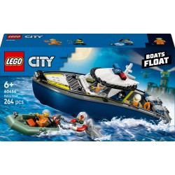 LEGO City 60456 Inseguimento del motoscafo della Polizia