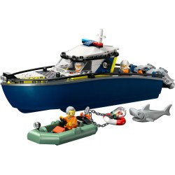 LEGO City 60456 Inseguimento del motoscafo della Polizia