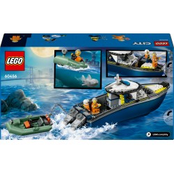 LEGO City 60456 Inseguimento del motoscafo della Polizia