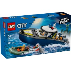 LEGO City 60456 Inseguimento del motoscafo della Polizia