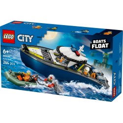 LEGO City 60456 Inseguimento del motoscafo della Polizia