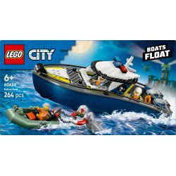 LEGO City 60456 Inseguimento del motoscafo della Polizia
