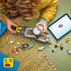 LEGO City 60456 Inseguimento del motoscafo della Polizia