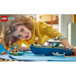 LEGO City 60456 Inseguimento del motoscafo della Polizia