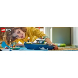 LEGO City 60456 Inseguimento del motoscafo della Polizia