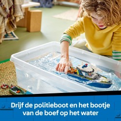 Verfolgungsjagd im Polizeiboot