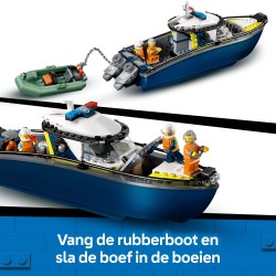 LEGO City 60456 Inseguimento del motoscafo della Polizia