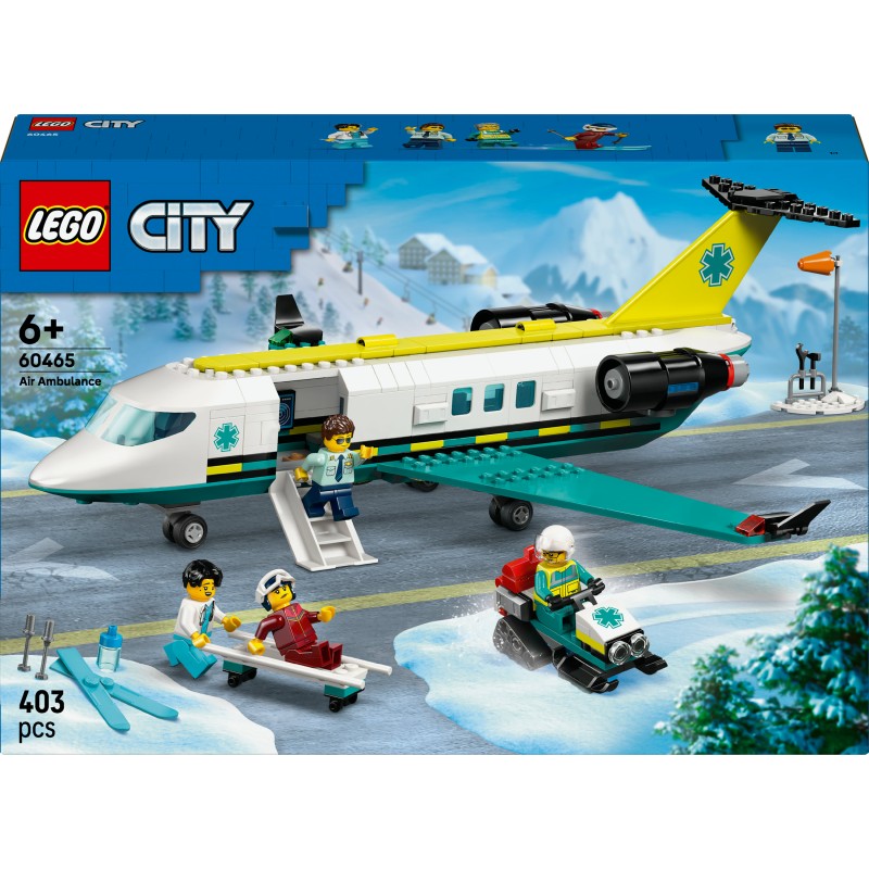 LEGO City 60465 Aereo ambulanza di emergenza LEGO City 60465 Aereo ambulanza di emergenza