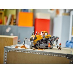 Le bulldozer jaune
