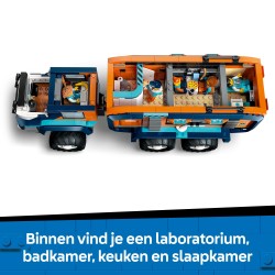 LEGO City 60471Grande camion artico con laboratorio