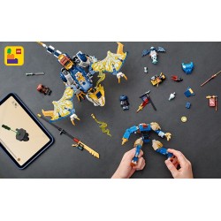 LEGO Ninjago 71843 Mech cavalca-drago di Rogue