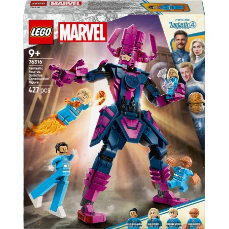 LEGO Marvel 76316 Fantastici Quattro contro personaggio costruibile di Galactus