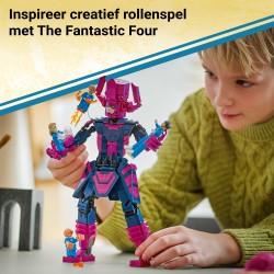 LEGO Marvel 76316 Fantastici Quattro contro personaggio costruibile di Galactus