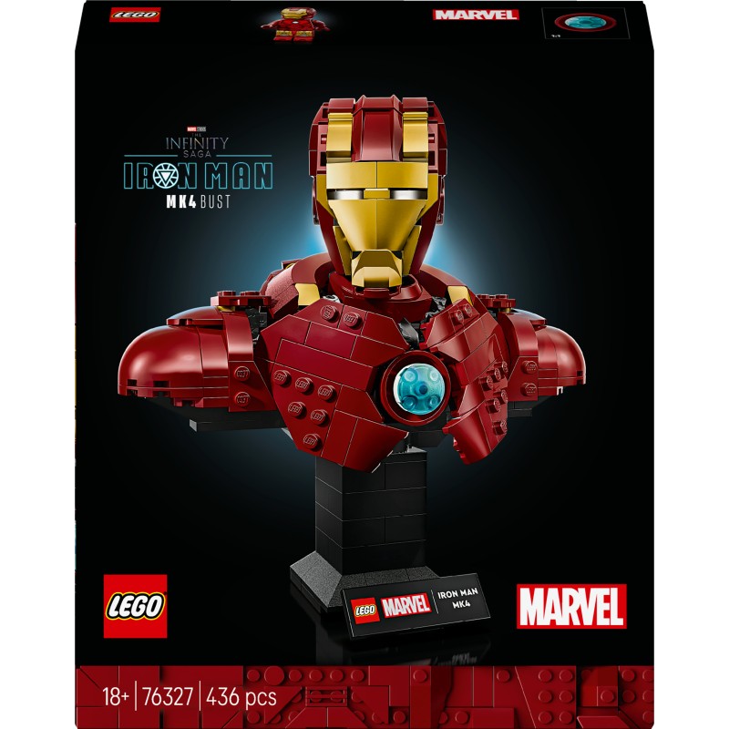LEGO Marvel 76327 Busto di Iron Man MK4 LEGO Marvel 76327 Busto di Iron Man MK4
