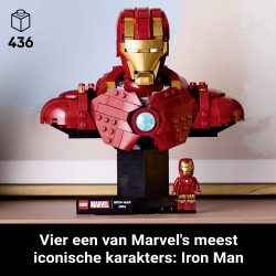 LEGO Marvel 76327 Busto di Iron Man MK4