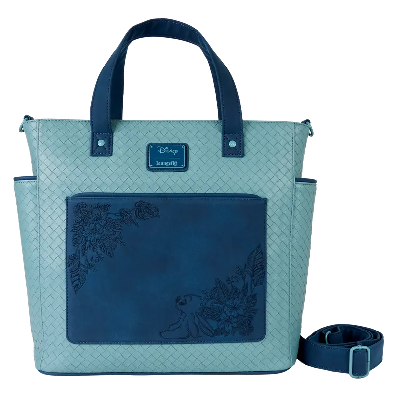 Loungefly Disney - Lilo e Stitch - Borsa convertibile Emboidered - WDTB3244 Loungefly Disney - Lilo e Stitch - Borsa convertibile Emboidered - WDTB3244