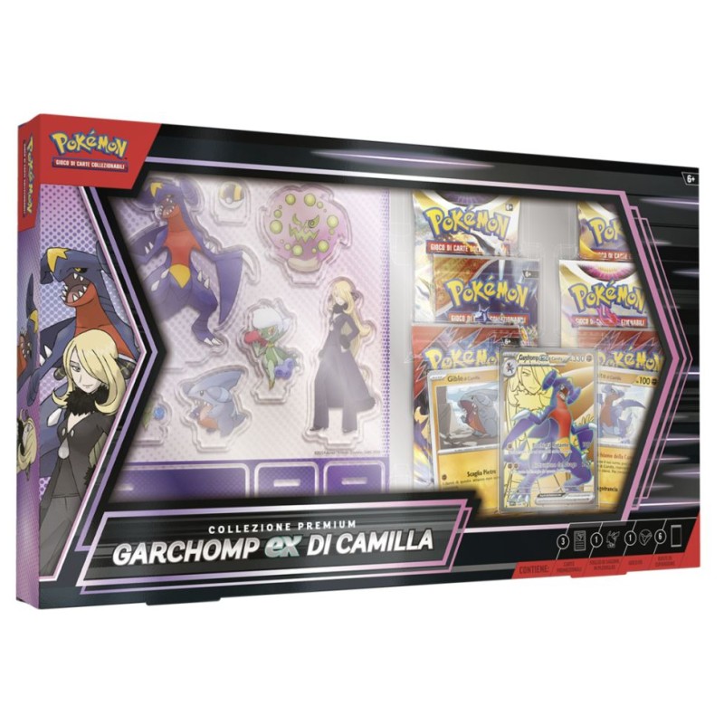 Pokemon - Collezione Premium Garchomp‑EX Di Camilla Pokemon - Collezione Premium Garchomp‑EX Di Camilla