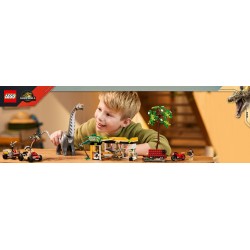 LEGO Jurassic World 76973 Alla ricerca del Raptor e del Titanosauro