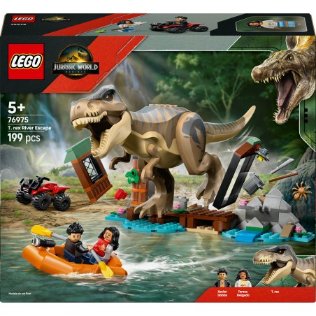 LEGO Jurassic World 76975 Fuga sul fiume dal T. rex