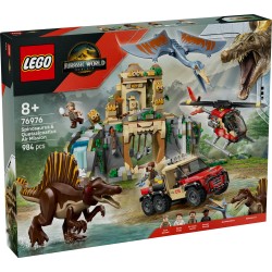 LEGO Jurassic World 76976 Missione aerea con Spinosauro e Quetzalcoatlus