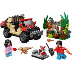 LEGO Jurassic World 76972 Fuga dal Raptor sul fuoristrada