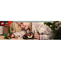 LEGO Jurassic World 76972 Fuga dal Raptor sul fuoristrada