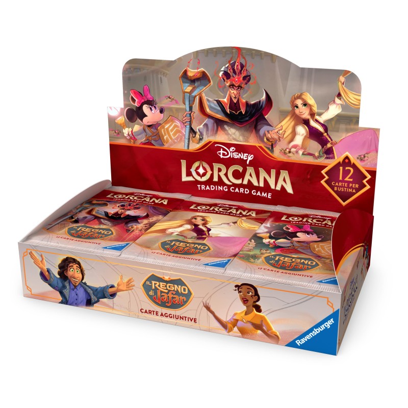 Ravensburger TCG - Lorcana - Box 24 Buste Il Regno Di Jafar (ITA) Ravensburger TCG - Lorcana - Box 24 Buste Il Regno Di Jafar (ITA)