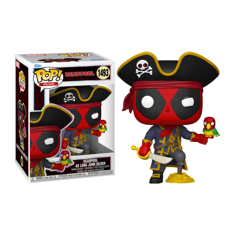Pop Plus - Marvel Deadpool - Deadpool Long John Silver 1492 Pop Plus - Marvel Deadpool - Deadpool Long John Silver 1492