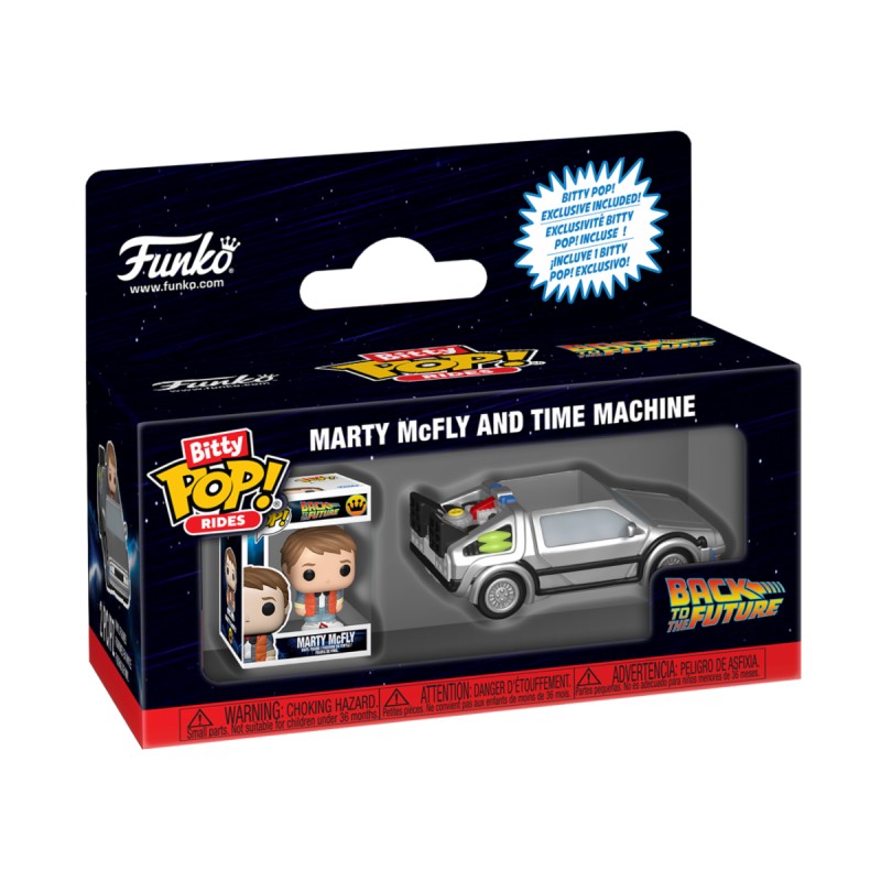 Bitty Pop - Ride - Back To The Future - Marty McFly and Time Machine Bitty Pop - Ride - Back To The Future - Marty McFly and Time Machine