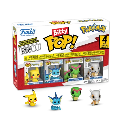 Bitty Pop! - Pokemon - Pikachu  (4 pack)
