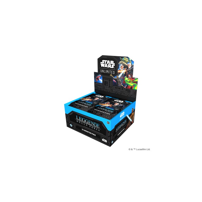 Star Wars Unlimited - Leggende della Forza - Box Booster - (24 Buste) - ITA Star Wars Unlimited - Leggende della Forza - Box Booster - (24 Buste) - ITA