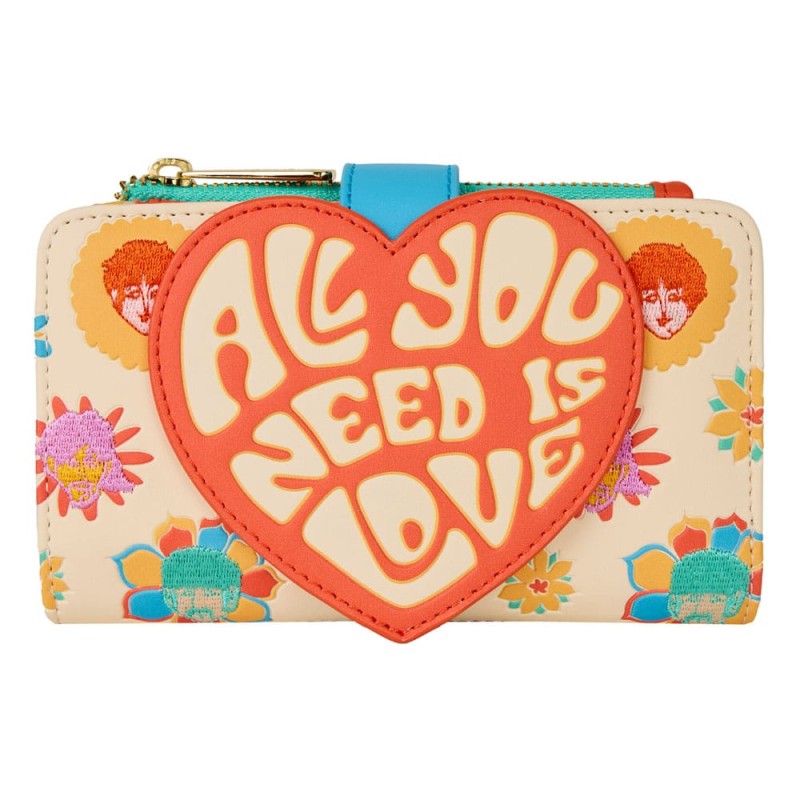 Loungefly - The Beatles - Portafoglio All You Need Is Love - TBLWA0010 Loungefly - The Beatles - Portafoglio All You Need Is Love - TBLWA0010