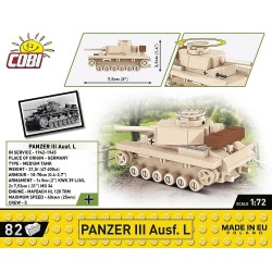 Cobi - Historical Collection - World War II - Panzer III Ausf. L 1:72 3090