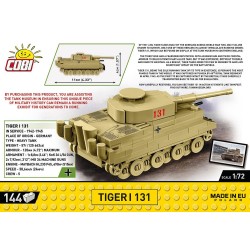 Cobi - Historical Collection - World War II - Tiger I 131 1:72 3095