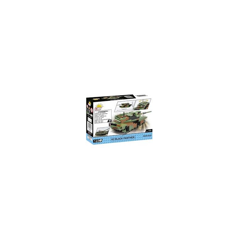 COBI K2 Black Panther – Klemmbaustein-Panzer Im Maßstab 1:72, 160 Teile