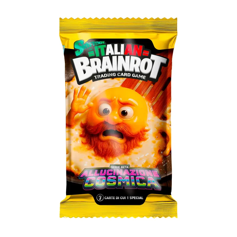 Skifidol Italian Brainrot - Trading card Game - Allucinazione Cosmica - 1 Bustina casuale Skifidol Italian Brainrot - Trading card Game - Allucinazione Cosmica - 1 Bustina casuale