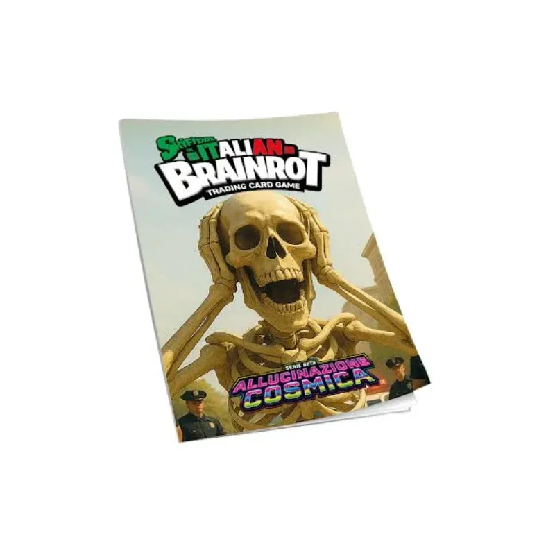 Skifidol Italian Brainrot - Trading card Game - Allucinazione Cosmica - Album Raccoglitore Skifidol Italian Brainrot - Trading card Game - Allucinazione Cosmica - Album Raccoglitore