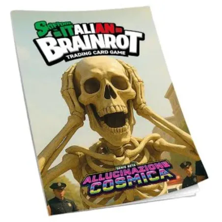 Skifidol Italian Brainrot - Trading card Game - Allucinazione Cosmica - Album Raccoglitore