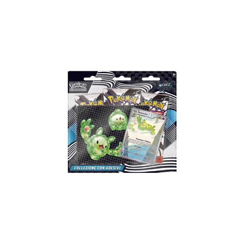 Pokemon - Scarlatto & Violetto - Luce Nera (Blister 3 Bustine + 1 Card Reuniclus) Pokemon - Scarlatto & Violetto - Luce Nera (Blister 3 Bustine + 1 Card Reuniclus)