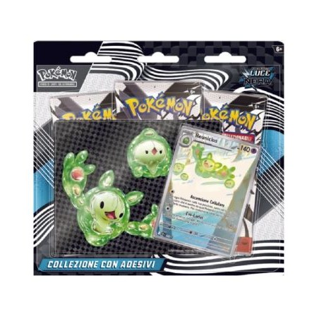 Pokemon - Scarlatto & Violetto - Luce Nera (Blister 3 Bustine + 1 Card Reuniclus)