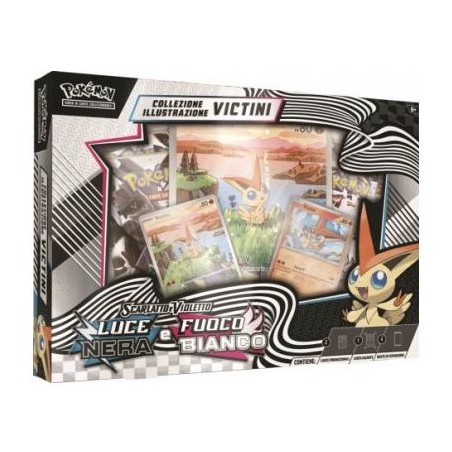 Pokemon - Scarlatto & Violetto - Luce Nera e Fuoco Bianco - Collezione Illustrazione - Victini (ITA)