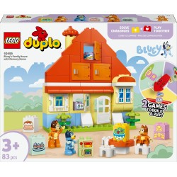 Casa Familiar de Bluey con Juego de Memoria