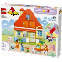 Casa Familiar de Bluey con Juego de Memoria