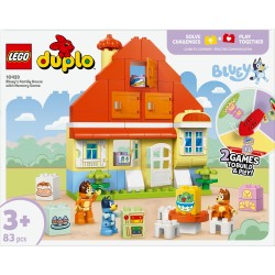 Casa Familiar de Bluey con Juego de Memoria